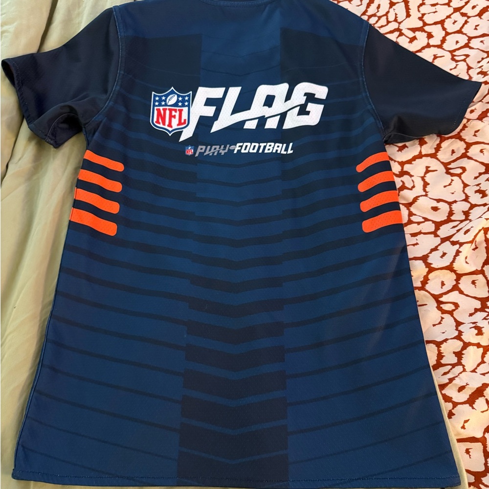 NFL  Chicago Bears Kids' Navy and Orange Play Football Jersey